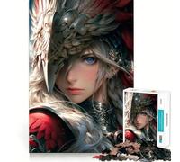 Puzzle Valchiria Angelo della Guerra da 1000 pezzi per adolescenti,gioco stimolante per la mente,montaggio sicuro e stabile,divertimento assicurato per tutta la famiglia (50x75cm)