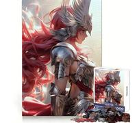 Puzzle Valchiria Angelo Guerriero da 1000 pezzi per adulti, per migliorare la memoria, passatempo rilassante, taglio preciso, regalo premuroso (50x75cm)