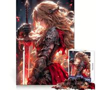 Puzzle Valchiria Angelo per adolescenti, 1000 pezzi, allenamento mentale, svago tranquillo, taglio uniforme, regalo di Natale unico (50x75cm)