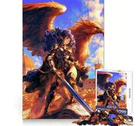 Puzzle Valchiria con Grifone da 1000 pezzi per adolescenti, benessere mentale, facile relax, incastro perfetto, (38x26cm)