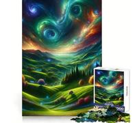 Puzzle "Valle Celeste dei Sogni" per ragazzi,1000 pezzi,migliora la memoria,piacevole per il tempo libero,taglio laser,sorpresa di compleanno (50x75cm)
