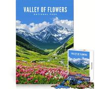 Puzzle "Valle dei Fiori" del Parco Nazionale per ragazzi, 1000 pezzi, esercizio cognitivo, rilassante, divertente, senza bordi taglienti, regalo di Natale ideale (38x52cm)