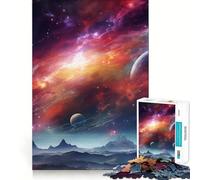 Puzzle "Valle della Galassia" con paesaggio,1000 pezzi,gioco di memoria,taglio di precisione,sfida interattiva per la mente,per la casa (38x52cm)