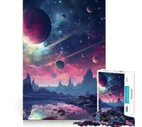 Puzzle "Valle della Galassia" da 1000 pezzi,gioco di memoria,bordi lisci,incastro perfetto,un modo divertente per riempire le ore vuote (38x52cm)