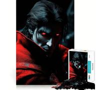 Puzzle "Vampiro dagli occhi rossi" da 1000 pezzi,gioco di memoria,taglio di precisione,sfida interattiva per la mente,ideale per la casa (50x75cm)