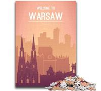 Puzzle Varsavia Polonia per adulti 1000 puzzle, gioco stimolante ideale come regalo per tutta la famiglia 2000 pezzi (70x100cm)