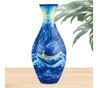 Puzzle Vase, 3d Flower Pot Puzzle, 160 Piece Decorative Design, 9.06x4.03 Inches Removable Water Cup, Curved Jigsaw Planter for Home, Workplace, Housewarmings & Decor