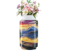 Puzzle Vase for Adults, 3D Jigsaw Puzzle Vase, ABS Building Model Kit for Craft Lovers, Relaxing and Challenging Activity, Home Decor, Mother’s Day, and Birthday Gift, 11.5x20.5cm