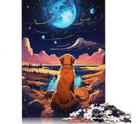 Puzzle "Veglia al chiaro di luna" da 520 pezzi per adulti, giochi creativi, puzzle per adulti, per ragazzi e ragazze, 520 pezzi (52x38 cm)