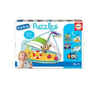 Puzzle Veicoli EDUCA - Per Bambini di 24 Mesi - Grandi Pezzi