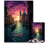 Puzzle Venezia Italia 1000 pezzi per adulti Puzzle per adulti per amanti dei viaggi e coppie Giocattolo stimolante 1000 pezzi (75x50cm)
