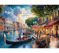 Puzzle Venezia piccola città - Puzzle 5000 Pezzi per Adulti - Puzzles Giochi Rilassamento - Bene Confezionamento Scatola - Stampa Alta Definizione Colori Brillanti - Puzzles Legno Impegnativi s7h-202