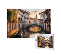 Puzzle Venezia Puzzle 5000 Pezzi Barca - Adatto ad Adulti e Principianti - Giochi Divertenti/Sfidanti/Impossible - DIY Hobby Creativi per Adulti Attività Artigianali - Regali per Uomini/Donne 2T-18