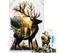 Puzzle "Verdant Monarch of The Golden Grove" da 1000 pezzi,gioco di memoria,taglio di precisione,sfida interattiva per la mente,ideale per la casa (38x52cm)