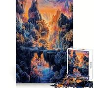 Puzzle "Verso l'Altro Mondo" da 1000 pezzi per adolescenti, gioco per allenare la mente, rilassante e divertente, da assemblare, regalo perfetto 38x26cm