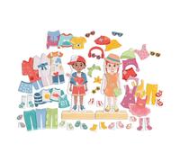 Puzzle vestiti magnetici creativo bambini