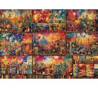 Schmidt - Puzzle Momenti di relax: viaggi con i libri - 2000 Pezzi
