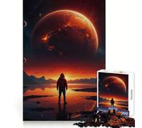 Puzzle "Viaggiatore dell'Universo" da 1000 pezzi, per lo sviluppo delle capacità cognitive, un passatempo rilassante, con chiusura solida, un regalo di Natale unico (38x26cm)