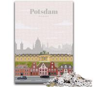 Puzzle "Viaggio a Potsdam" da 1000 pezzi per adulti, giocattolo educativo intellettuale decomprimente, gioco educativo per compleanno, Natale, 2000 pezzi (70x100cm)