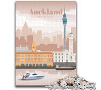 Puzzle "Viaggio ad Auckland" per adolescenti, per età 14+, decorazione da parete, regali unici per compleanno e Natale, 1000 pezzi (50x75cm)