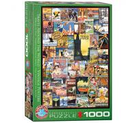 Puzzle - Viaggio Intorno Al Mondo - 1000 Pezzi
