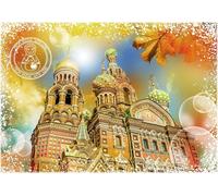 Puzzle Viaggio intorno al mondo: Russia 2000 pezzi
