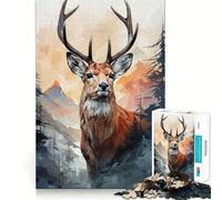 Puzzle "Viandante del bosco" per ragazzi,1000 pezzi per un gioco divertente e stimolante,con incastri perfetti e un modo coinvolgente per passare il tempo libero (38x26cm)