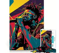 Puzzle Vibrant Rap Performance AR da 1000 pezzi,gioco creativo per sviluppare le capacità cognitive,con componenti robusti e facili da tagliare,ideale per i viaggi,un vero e proprio regalo per