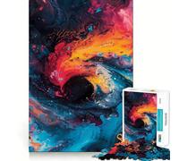 Puzzle vibrante da 1000 pezzi,sfida mentale,taglio di alta precisione,divertente per i momenti di attesa (38x52cm)
