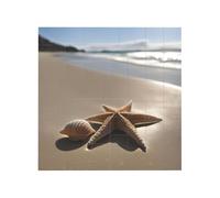 Puzzle vibrante in mattoni per divertimento creativo fai da te puzzle decorazione scrivania stella marina conchiglia spiaggia sabbia stampa