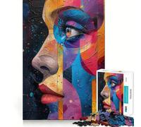 Puzzle vibrante Unity per adulti,1000 pezzi,gioco di memoria per allenare la mente,taglio laser per un incastro perfetto, alleviare lo stress (50x75cm)