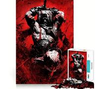 Puzzle vichingo Berserker per ragazzi,1000 pezzi,divertente gioco di memoria,superficie liscia e senza sbavature,regalo di compleanno,rompicapo (38x52cm)