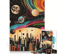 Puzzle Vienna Austria da 1000 pezzi,gioco di concentrazione mentale,taglio di precisione,bordi lisci,gioco significativo per costruire connessioni (38x52cm)