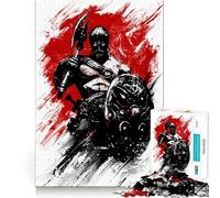 Puzzle Viking Berserk da 1000 pezzi,gioco di memoria,taglio di precisione,attività creativa interattiva per stimolare la mente a casa (38x52cm)