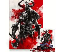 Puzzle Viking Berserk da 1000 pezzi per adolescenti, stimola la memoria, ideale per il tempo libero, con incastri precisi, regalo stagionale (38x52cm)