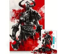 Puzzle Viking Berserk da 1000 pezzi per adolescenti,stimola la mente,divertimento,incastro perfetto,tempo libero avvincente per rilassarsi in casa (38x26cm)