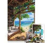 Puzzle "Villa al mare" per ragazzi, 1000 pezzi, per rafforzare la memoria, un passatempo rilassante, di qualità, ideale come regalo festivo (50x75cm)