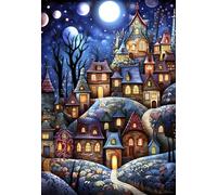 Puzzle Villaggio al chiaro di luna 1000 pezzi