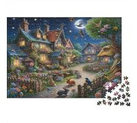 Puzzle Villaggio Notturno da Sogno Puzzle 1000 Pezzi per Adulti 52x38cm/1000pcs
