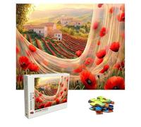 Puzzle villaggio Puzzle 1000 Pezzi sogno Art Jigsaw Puzzles For Adults, Puzzles in Legno XXL 75x50 cm, Si Adattano Perfettamente Tra Loro Lettere Sul Retro, Regalo Uomo e Donna, Compact Box 8p-569