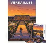 Puzzle vintage anime con vista del giardino di Versailles 1000 pezzi ideale per adolescenti per stimolare la memoria cognitiva per il relax e il divertimento con tagli netti perfetto come regalo