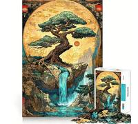 Puzzle Vintage Bonsai Haven da 1000 pezzi per adolescenti,divertente per stimolare la mente,con pezzi di dimensioni uniformi e precisi,ideale per un'attività di gruppo rilassante al chiuso (38x26cm)