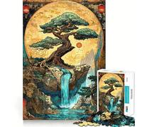 Puzzle Vintage Bonsai Haven da 1000 pezzi per ragazzi,gioco stimolante per la mente,incastro perfetto,senza spazi vuoti,rilassante attività di gruppo al chiuso (50x75cm)