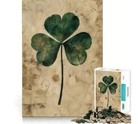 Puzzle Vintage Clover Charm da 1000 pezzi per ragazzi,divertente da giocare,con incastri precisi e senza spazi vuoti,ideale per il divertimento in famiglia e per le serate in famiglia (50x75cm)