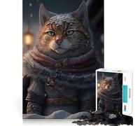 Puzzle vintage del Signore dei Gatti Vichingo per adulti,1000 pezzi,gioco stimolante per la mente,dimensioni uniformi,pezzi precisi,ideale da portare in viaggio,gioco per allenare la mente,regalo