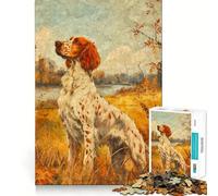 Puzzle vintage inglese a olio da 1000 pezzi,gioco di memoria,taglio di alta precisione,sfida interattiva per la mente per la casa (38x26cm)