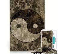 Puzzle vintage Yin e Yang Zen da 1000 pezzi per adulti,gioco di abilità mentale,taglio laser per un incastro perfetto,attività gratificante per le giornate di pioggia (50x75cm)