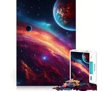 Puzzle viola "Spazio Profondo" da 1000 pezzi per adulti, gioco stimolante per la mente, per giocare in casa, con taglio preciso, opera d'arte (50x75cm)