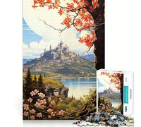 Puzzle Visit Provence da 1000 pezzi per ragazzi,divertente gioco di memoria,connessione pulita e senza soluzione di continuità,attività di gruppo rilassante da fare in casa (50x75cm)