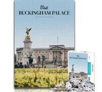 Puzzle Visita Buckingham Palace per adulti e adolescenti, puzzle antistress, sfida difficile, adatto per la decorazione del desktop, 50x75cm